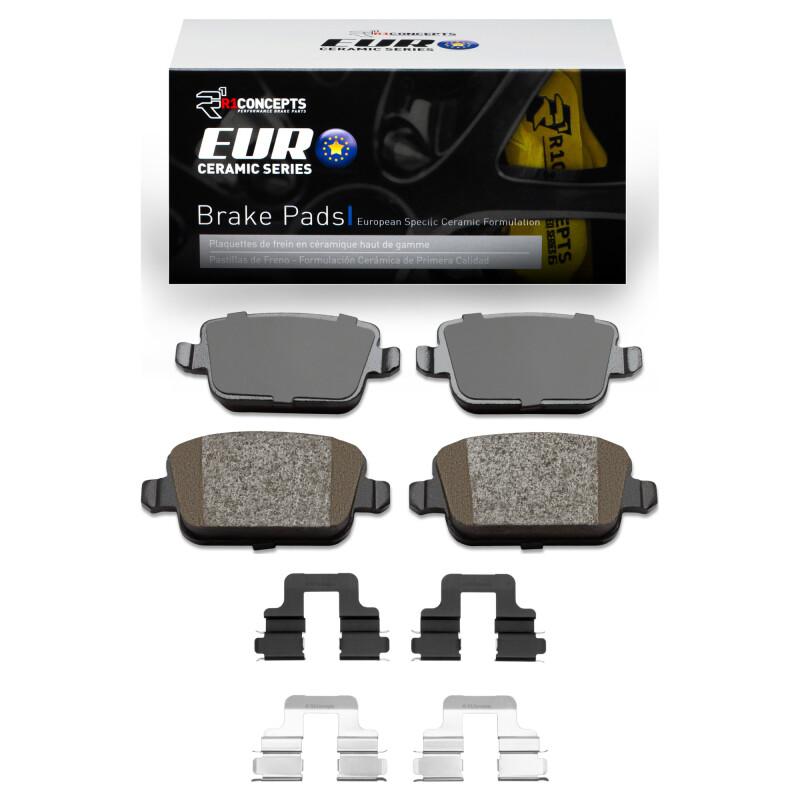 Volvo S80 Brake Pads - Rear - R1 Concepts - Euro Ceramic - `07-`10